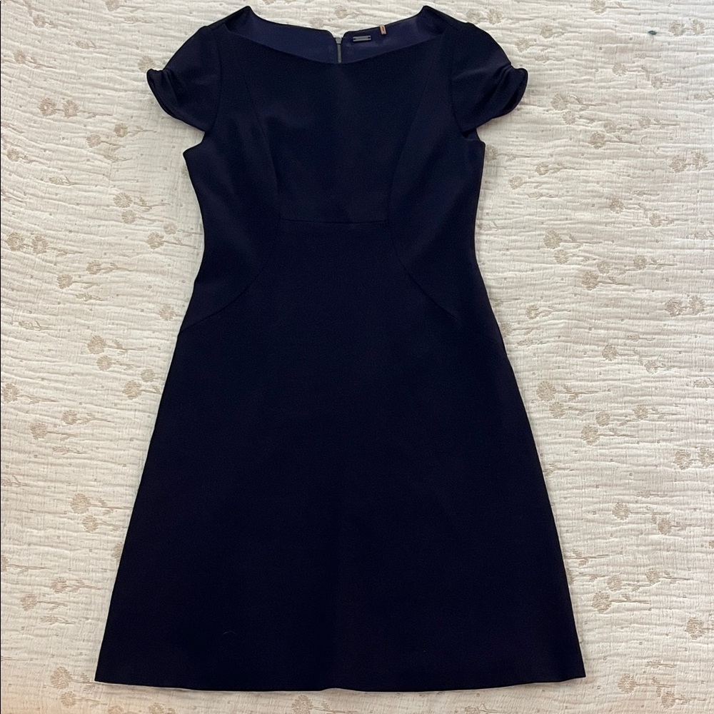 Elie Tahari Navy Blue Dress Sz 4